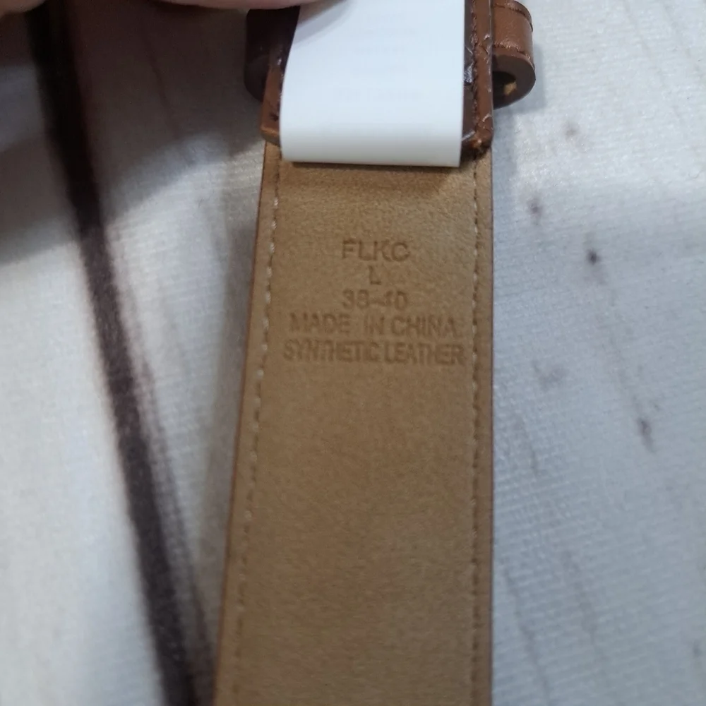 Stafford Tan Belt Mens Size Large 38-40